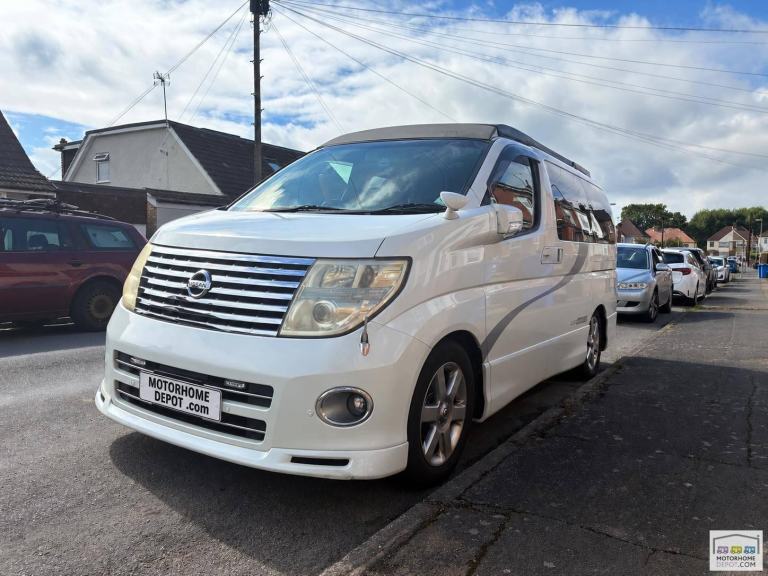 2007 NISSAN ELGRAND 3.5 HIGHWAY STAR AUTOMATIC  BY SUSSEX CAMPERS EURO 6