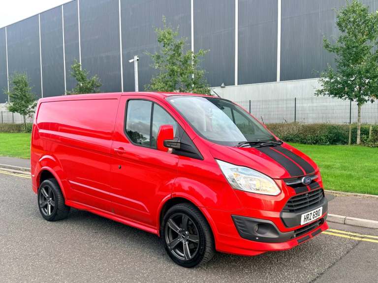 2014/14 FORD TRANSIT CUSTOM SPORT 2.2 TDCI 155 PS 6 SPEED-L1 SWB-RACE RED-SPORT!