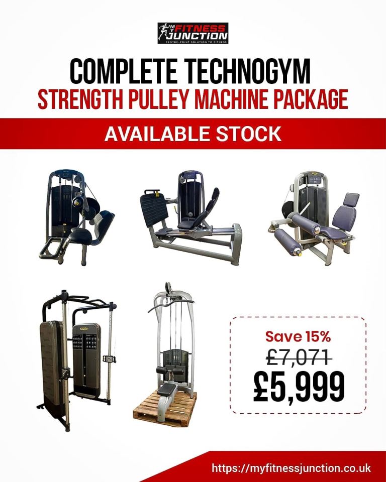 Technogym Strength Pulley 5 Machine Package🔥