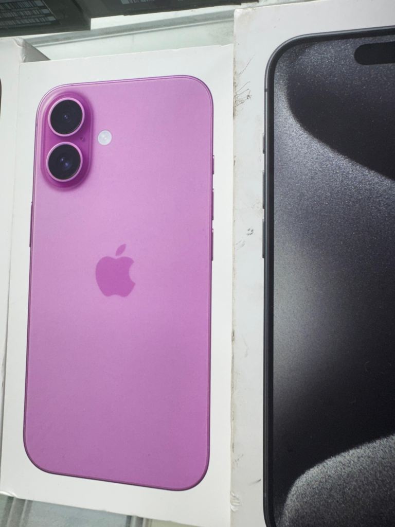 iPhone 16 BRAND NEW BOX ONE YEAR OFFICIAL WARRANTY 