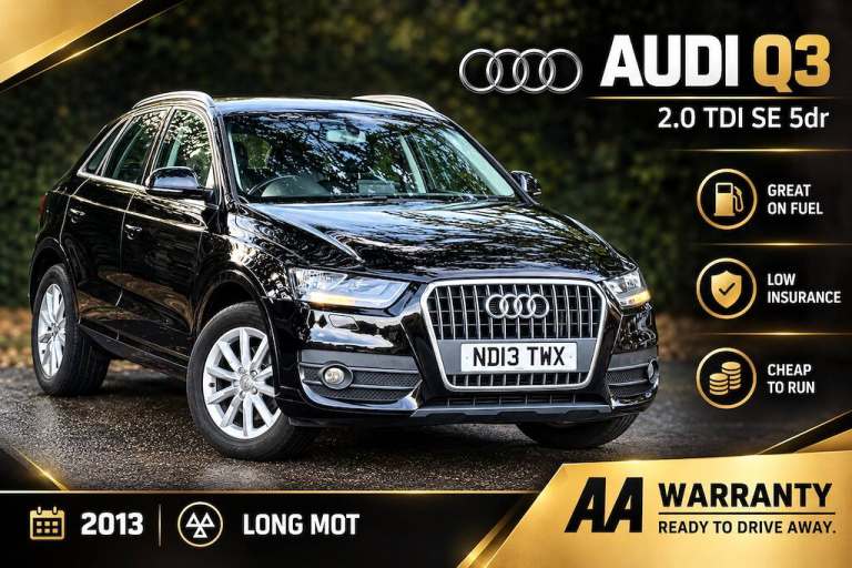 2013 Audi Q3 2.0 TDI SE 5dr Estate Diesel Manual