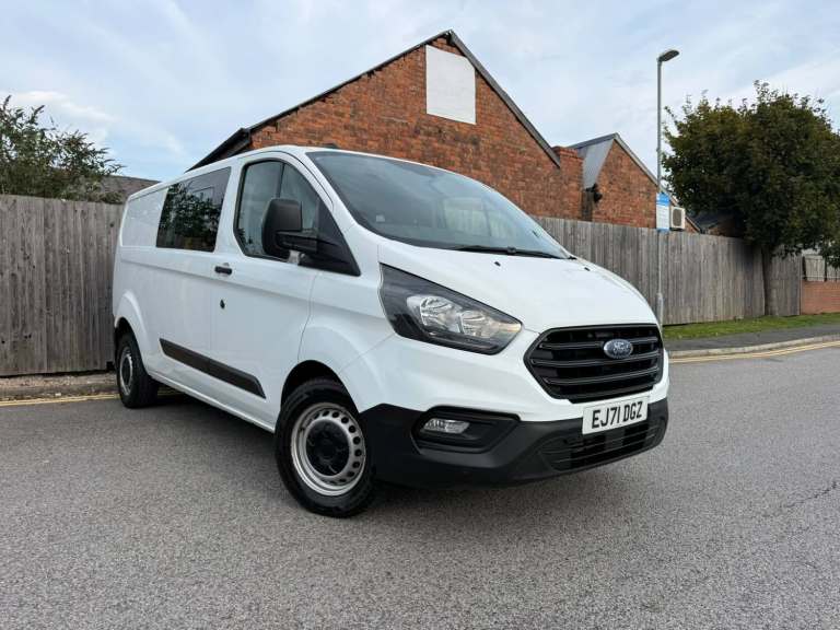 2021 Ford Transit Custom 2.0 EcoBlue 130ps Low Roof D/Cab Leader Van PANEL VAN Diesel Manual
