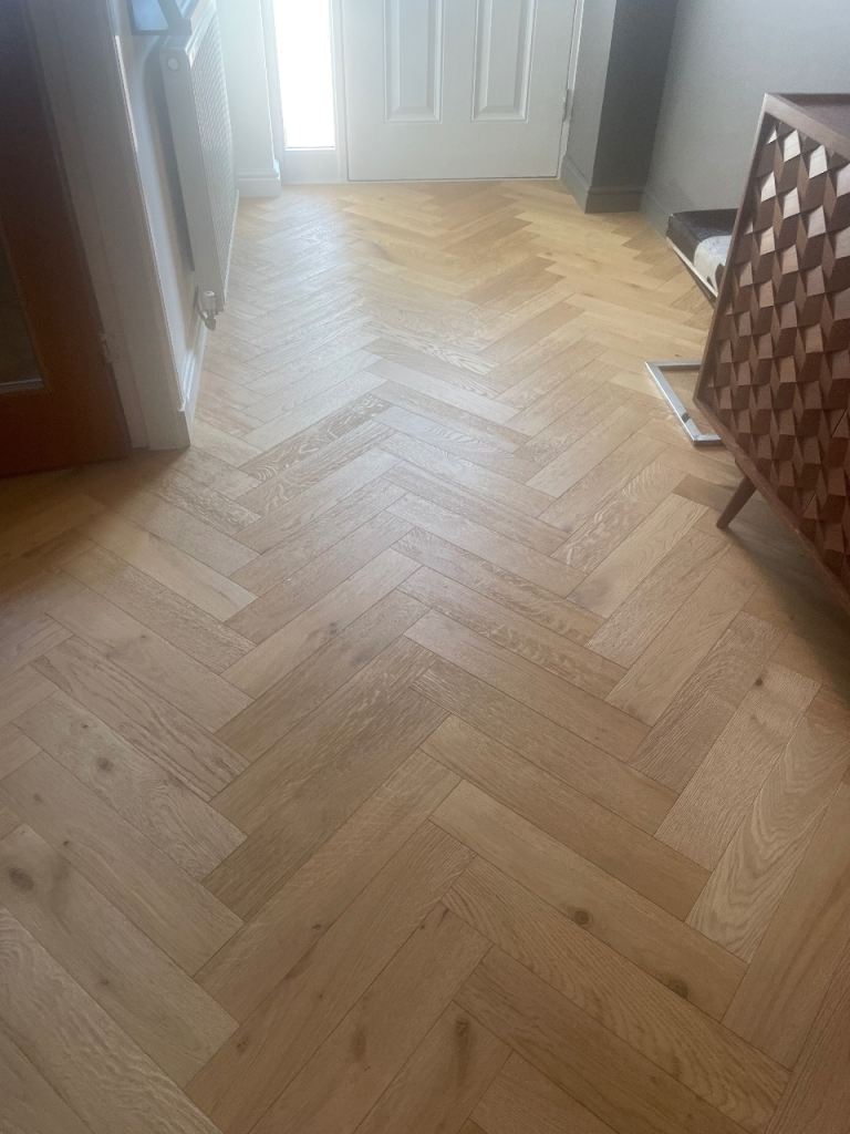 New Atkinson & Kirby Nanzen Oak Parquet Flooring - Brushed & UV Oiled