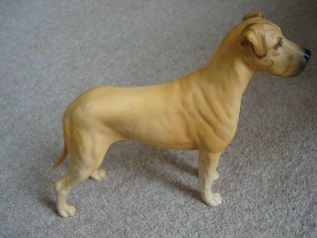 Beswick Great Dane Dog.  'RULER OF OUGHBOROUGH'  Excellent condition, with no damage. 
