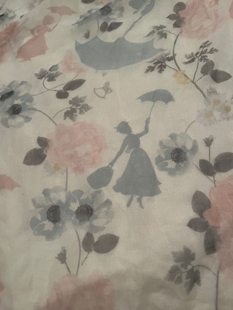 Mary Poppins Cherry Tree Lane scarf. New with tag. Disney