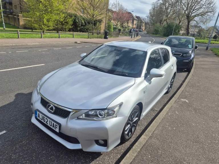LOVELY ULEZ FREE LEXUS CT200 2013 62, 1.8 F SPORT, 5 DOOR HATCHBACK HYBRID, LONG MOT, £6495