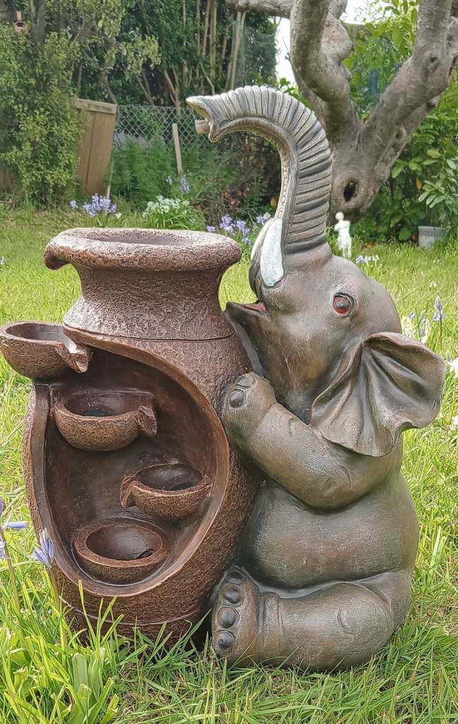 SOLAR WATER FEATURE.