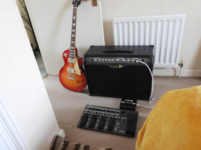 Guitar & Amp +FBV2 Pedal +ME 80