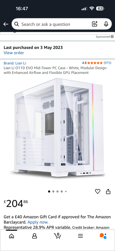 Lian li 011 dynamic white case