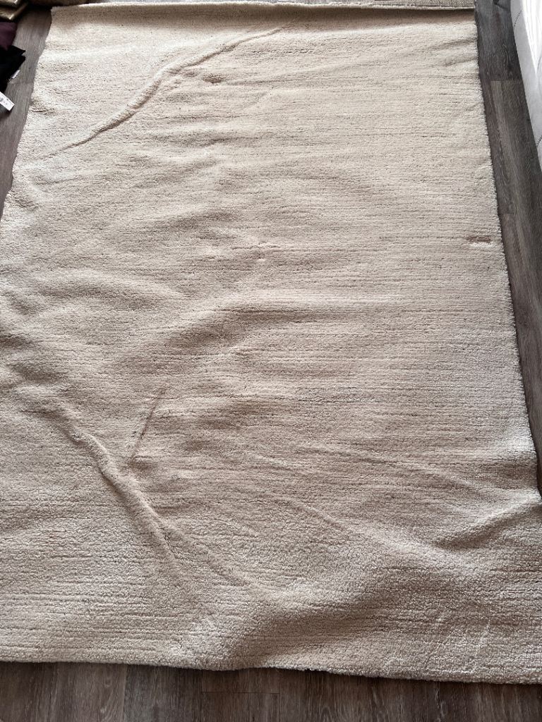 image for Ikea cream rug 160x230cm