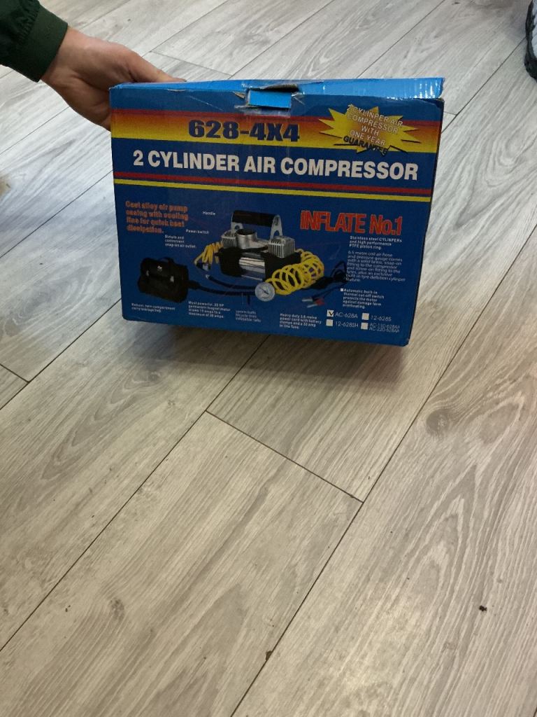 Heavy duty silver air pump 