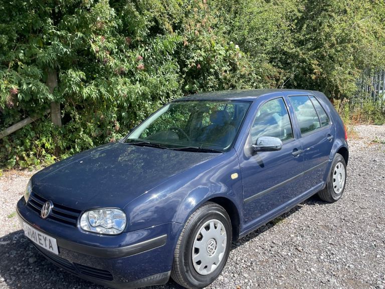 VW GOLF 1.6 PETROL 2000 V REG 5 DOOR GENUINE 78123 MILES MOT DECEMBER 3RD 2026 LOW INSURANCE 40+MPG