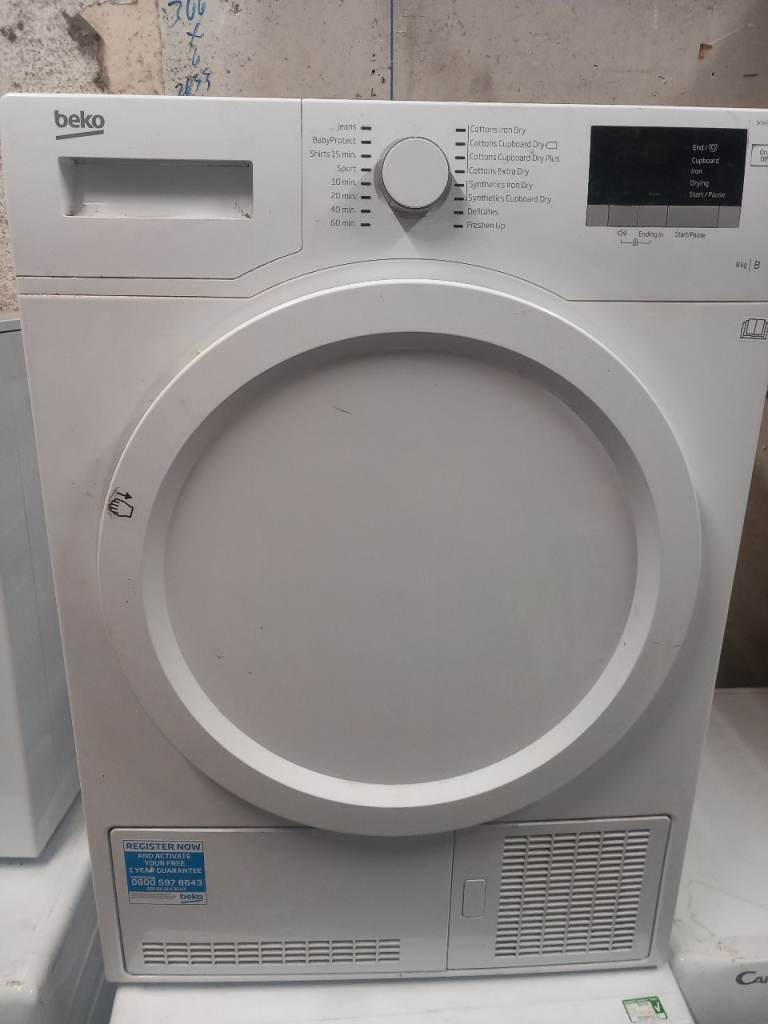 Beko Tumble Dryer – White, Good Condition
