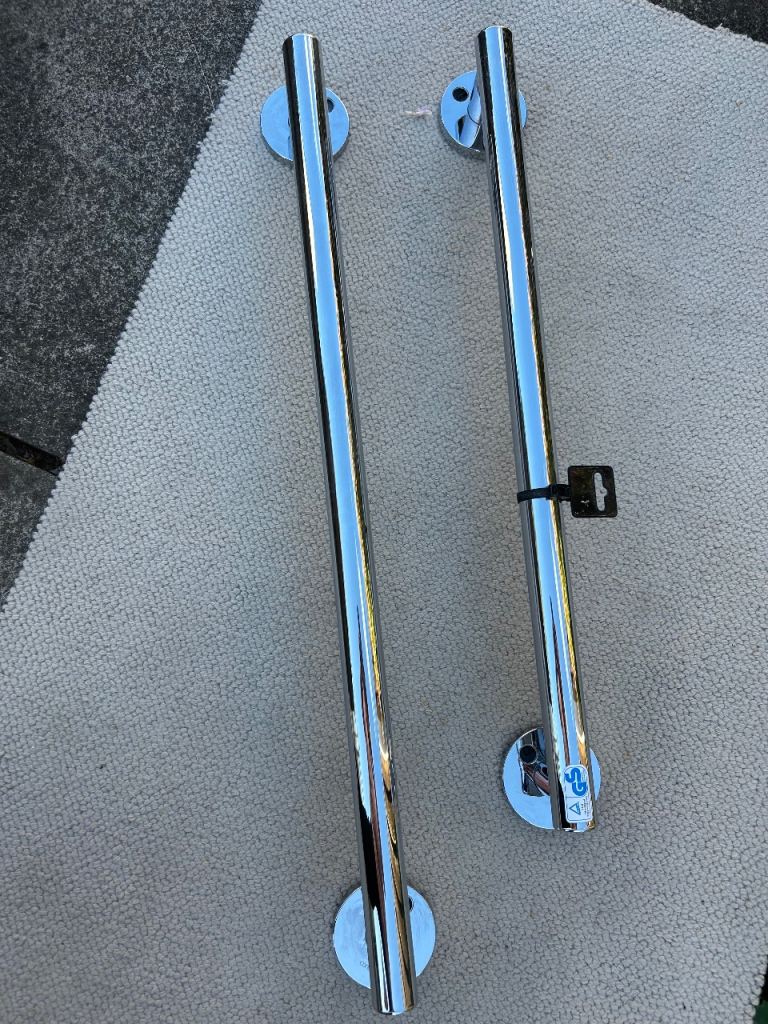 2 CROHE chrome handrails