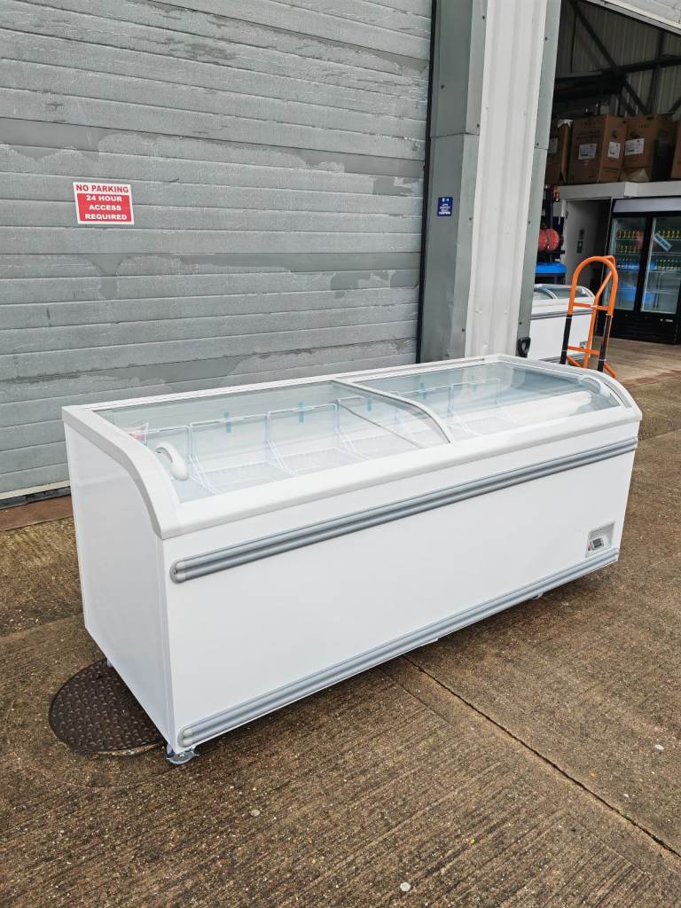 * Brand New * 2 Metre Display Chest Freezers Commercial Refrigeration Commercial Fridges