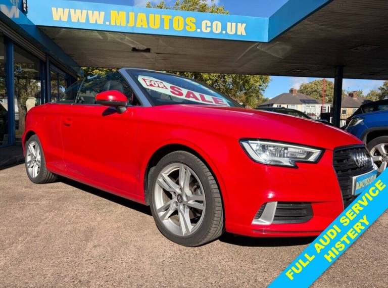 2018 18 AUDI A3 CABRIOLET 1.5 TFSI COD SPORT CONVERTIBLE 2DR PETROL MANUAL EURO