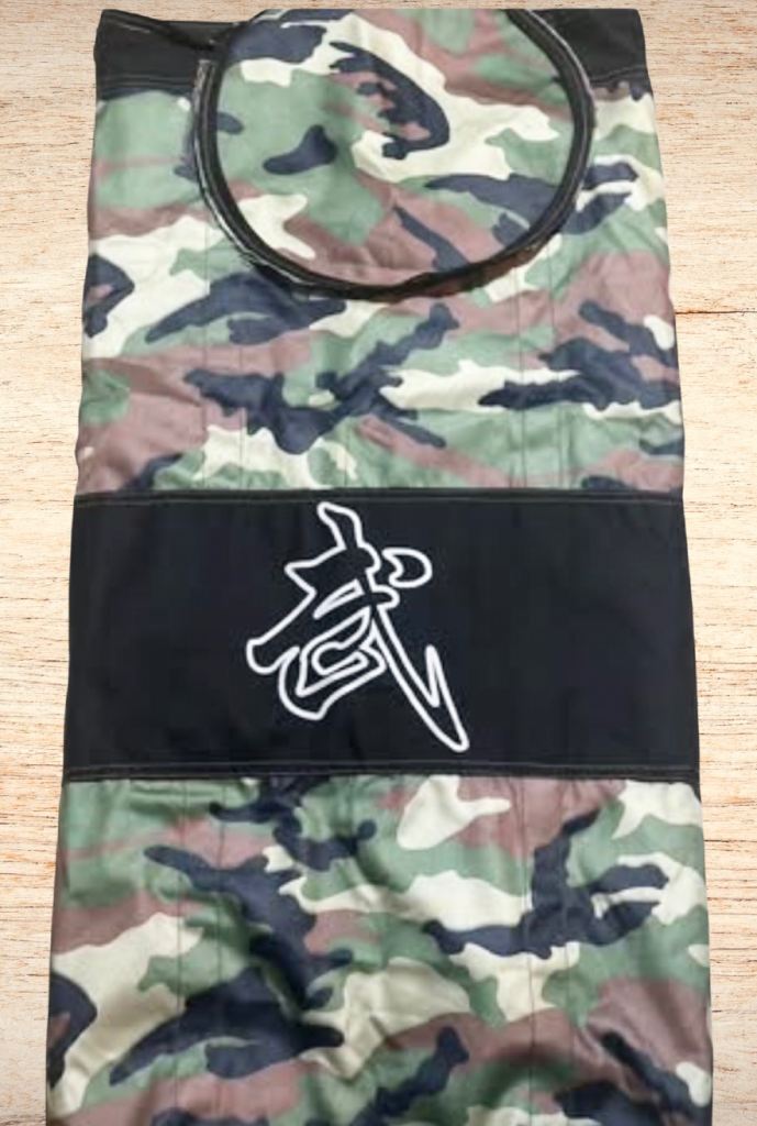 Brand New Unused Camo Punch Bag & Full Training Set – Gloves, Wraps, Supports, Chain & Hook