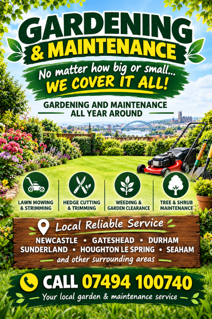 Gardening  and Maintenance 