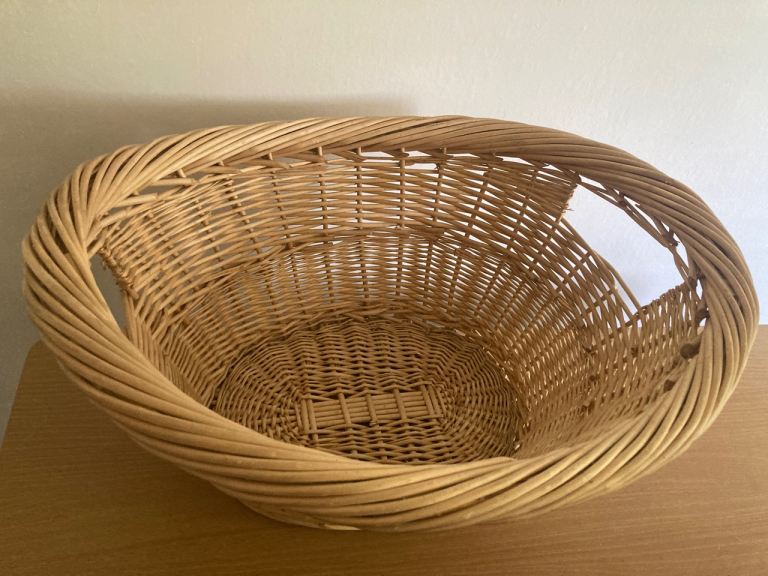 Wicker Laundry Basket - As Good As New