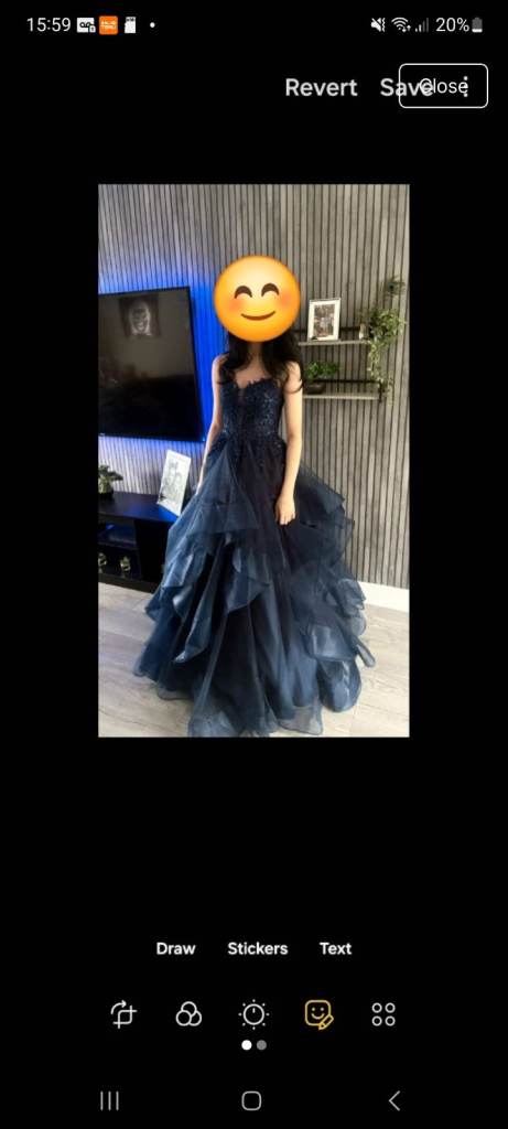 Blue dress
