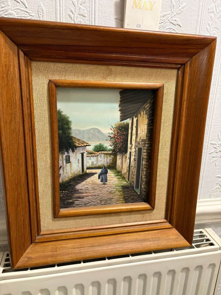 Hand Painting with Framed.