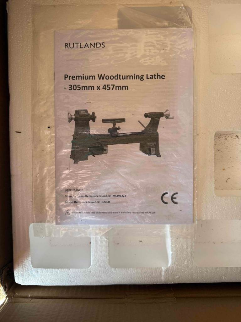 Rutlands Premium Wood Turning Lathe