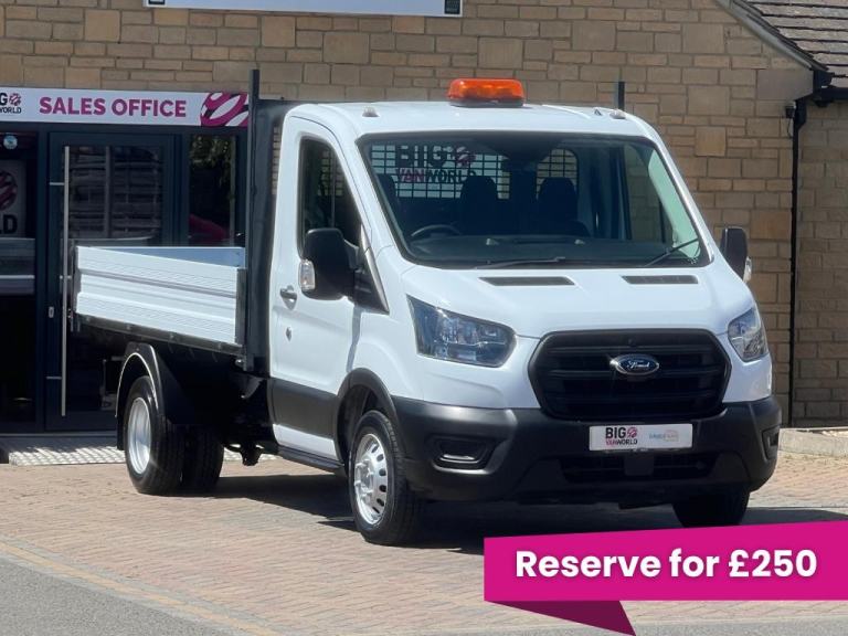 Ford Transit 350 TDCI 130 L2 LEADER ECOBLUE MWB SINGLE CAB ALLOY TIPPER DRW RWD
