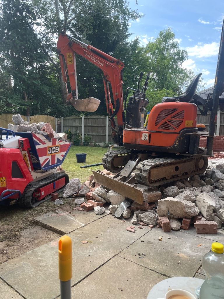 Hitachi zx10u mini micro digger 