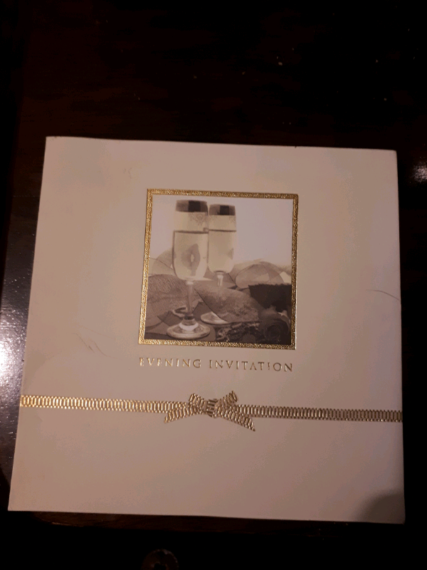 Evening Wedding Reception invites