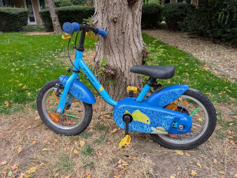 BTWIN KIDS 14" BIKE OCEAN 500 3-5 YEARS OLD