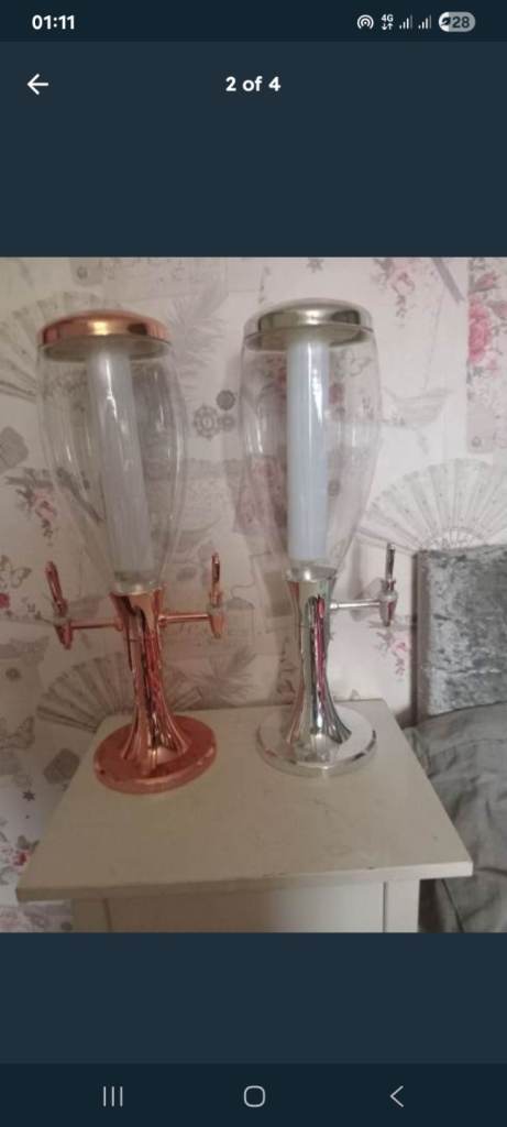 X2 never used prosecco and beer dispensers 