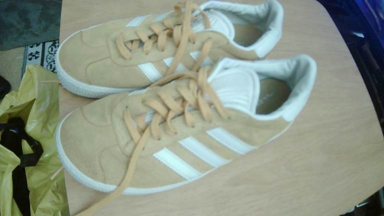 Adidas Gazelle Trainers – Yellow Suede, Good Condition