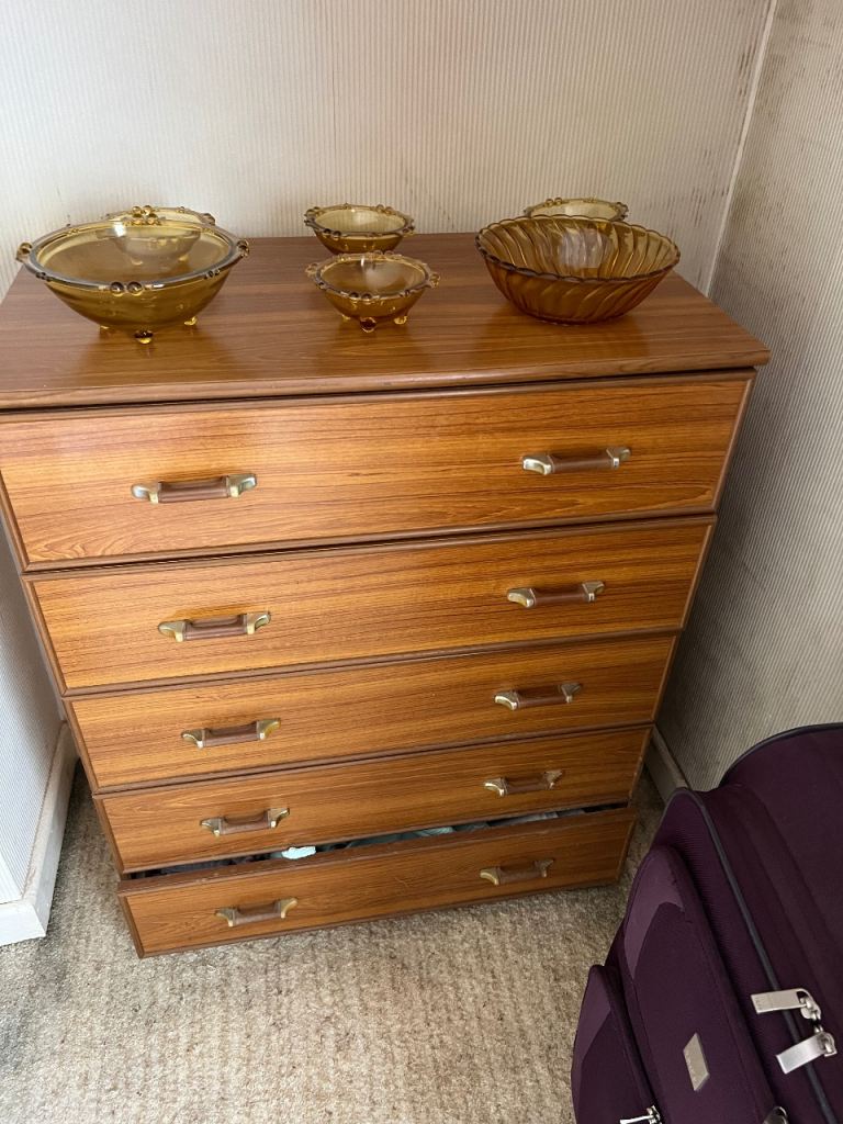 Wooden Chest of Drawers - Good Condition