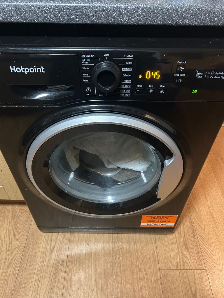 1year old washing machine bargain cost £389 open to offers