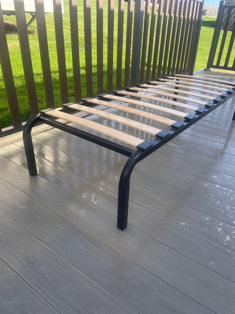 Signle frame and mattress- static caravan 