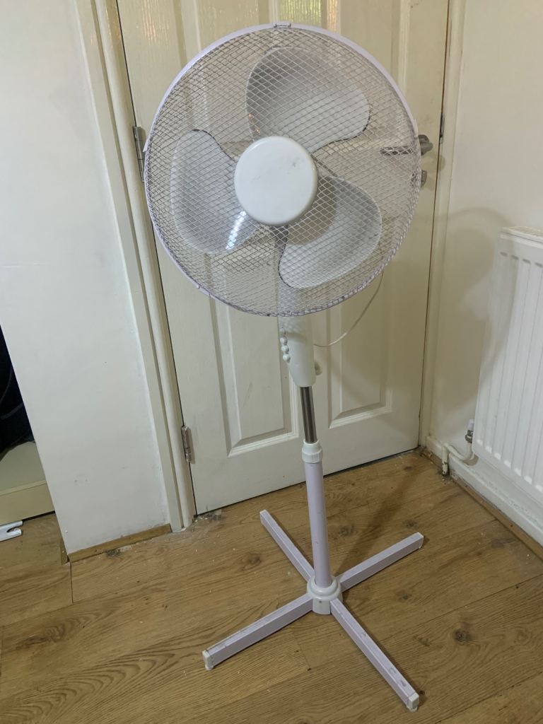 White Pedestal Fan – Good Working Order