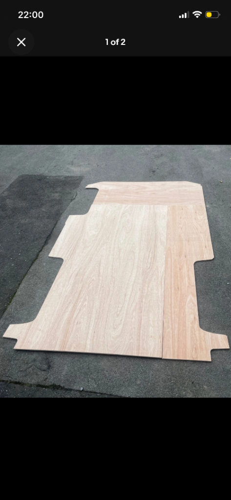 2001-2014 Vauxhall vivaro/renault traffic/Prima Plywood floor