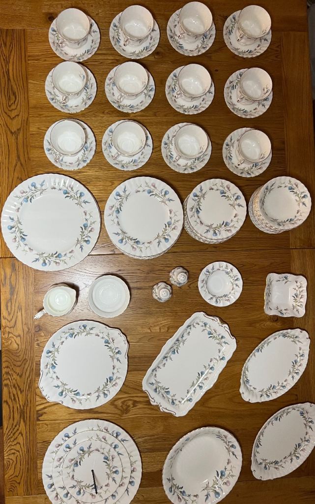 Vintage Royal Albert Brigadoon Dinner / Tea Service  