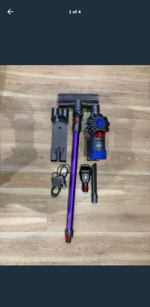 Dyson Cordless Vacuum Cleaner with Attachments – Good Condition