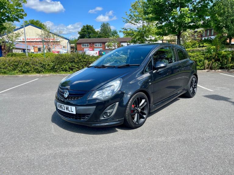 2013 Vauxhall Corsa 1.4T Black Edition 3dr HATCHBACK Petrol Manual