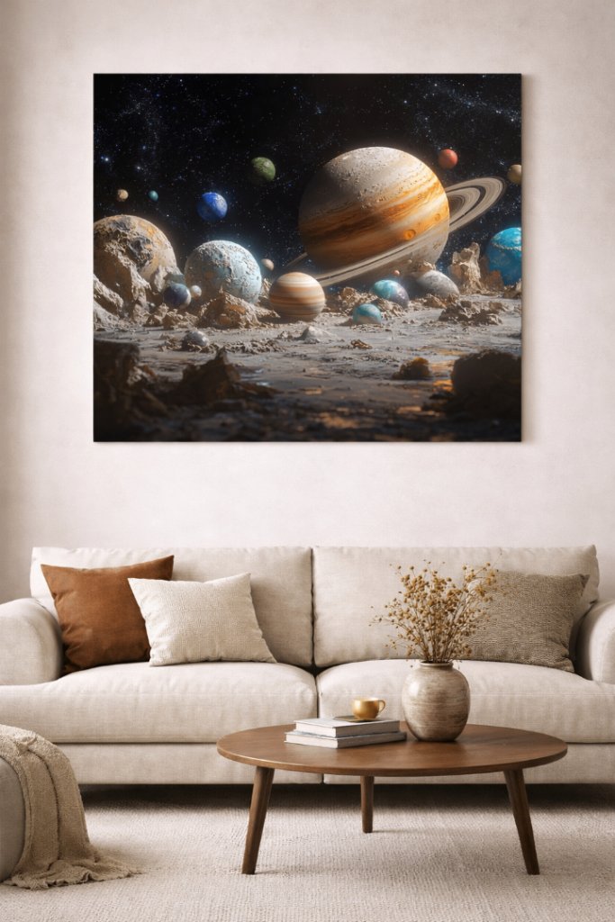 Solar system canvas