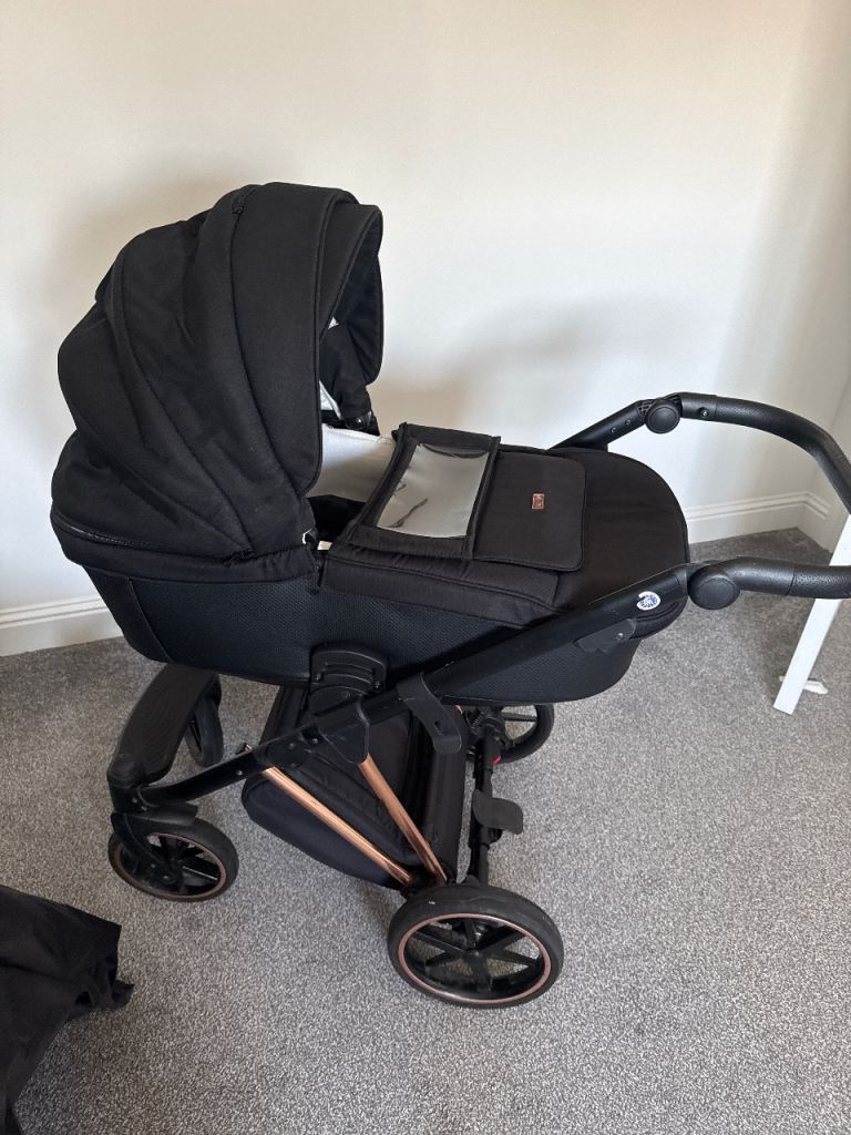 Black Baby Pram / Stroller – Good Condition