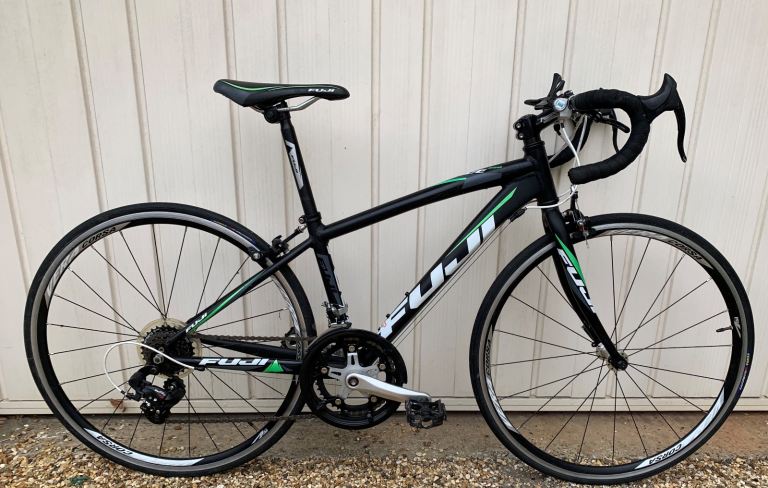 Fuji Children’s Road Bike - Black and Green, Good Condition