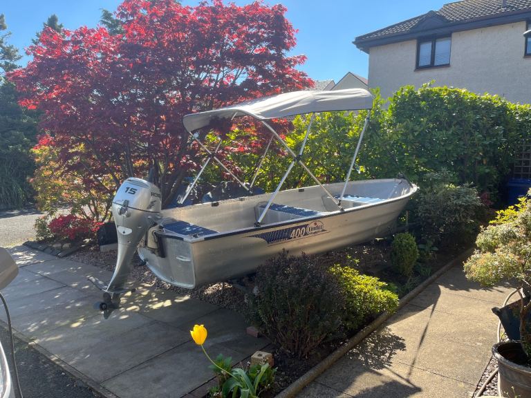 Boat motor boat Linder 400 sportsman 