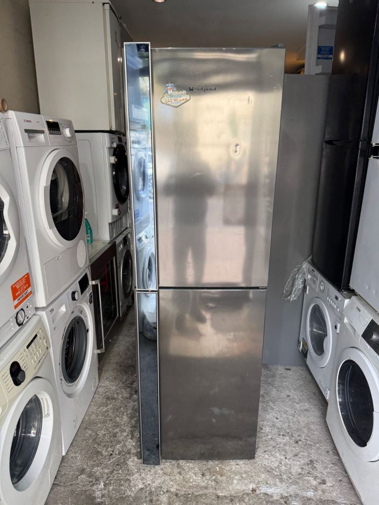 Hotpoint New Model Stainless Steel Silver Fridge Freezer With Free Delivery 🚚 