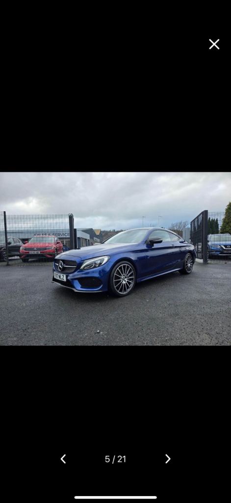 Mercedes-Benz, C CLASS, Coupe, 2017, Semi-Auto, 2143 (cc), 2 doors