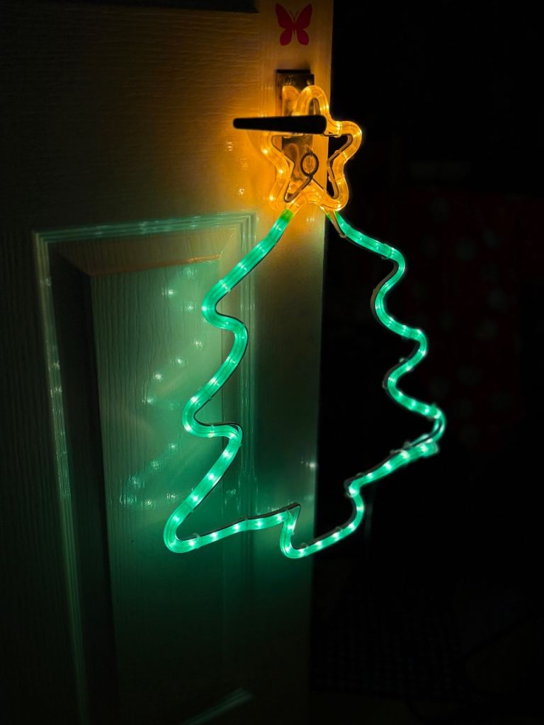 Christmas tree rope lights (indoor/outdoor)
