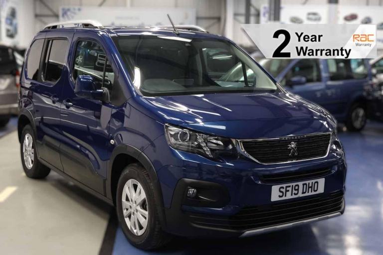 2019(19) Peugeot Rifter 1.5 HDi Allure (Premium) 3 Seat Wheelchair Accessible 