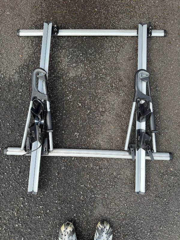 Bike rack for two bicycles