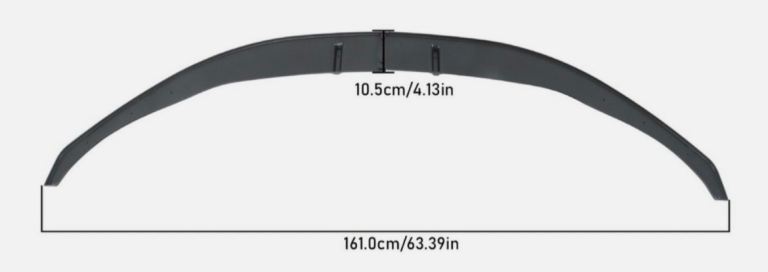 Brand New Gloss Black Front Splitter for BMW 2 Series F22 2014-2021 V3
